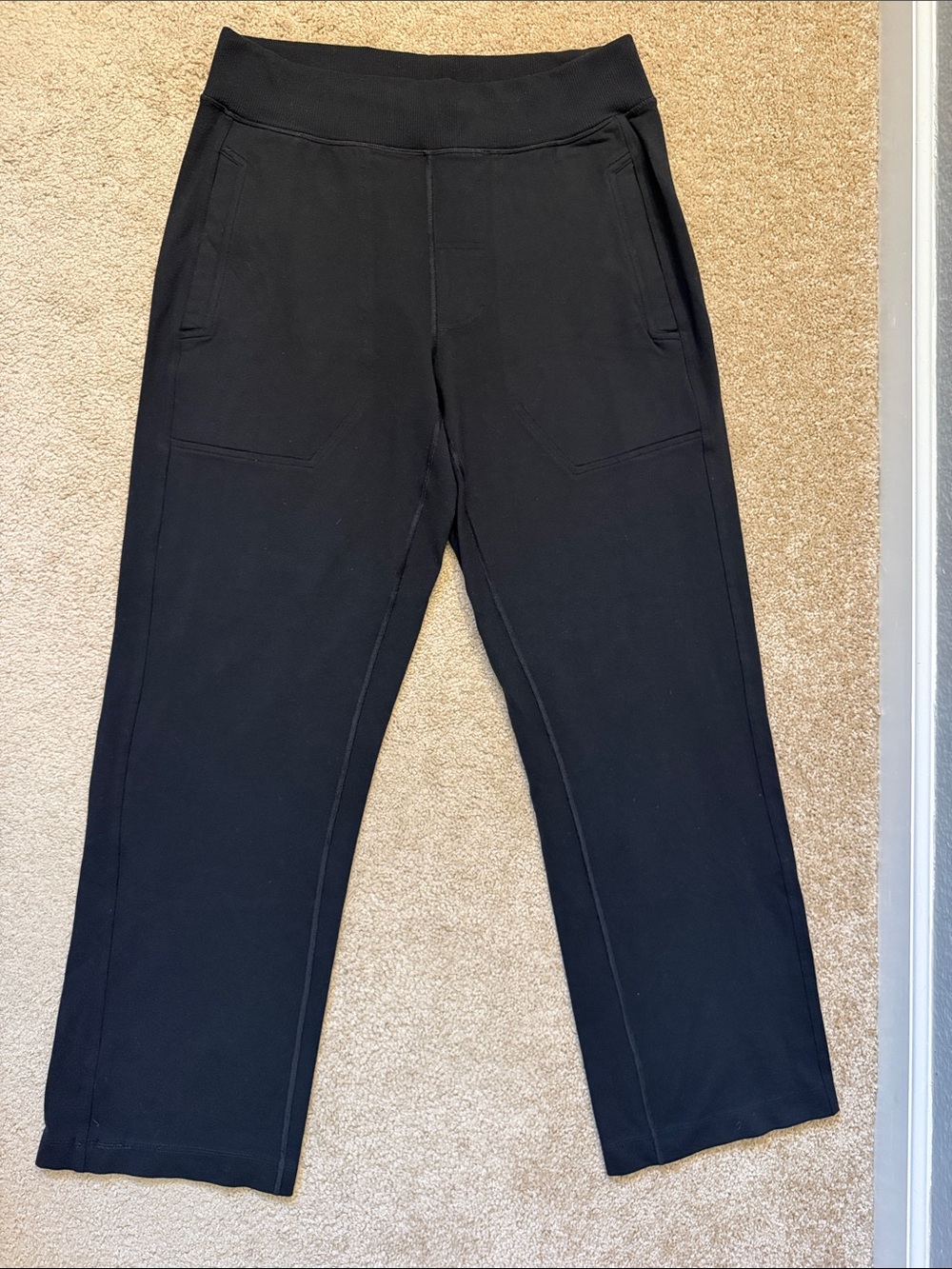 lululemon athletica Black Men's Stretch Sweatpants Athletic Size Medium